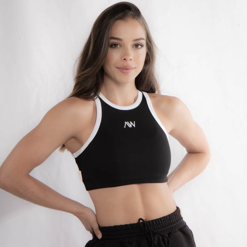 Rib Tank Top Negro Soho Mix