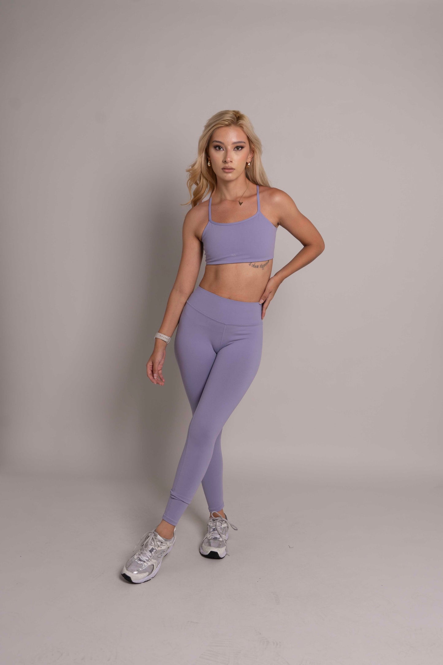 High Waist leggings Suplex Lila Oscuro