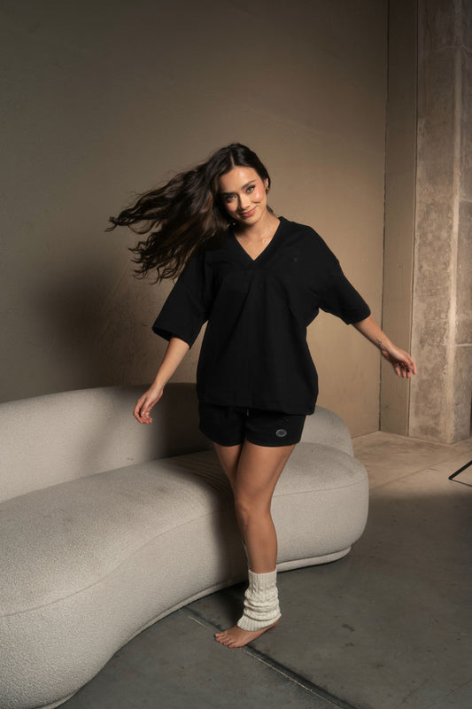 Classic mini short Women Negro