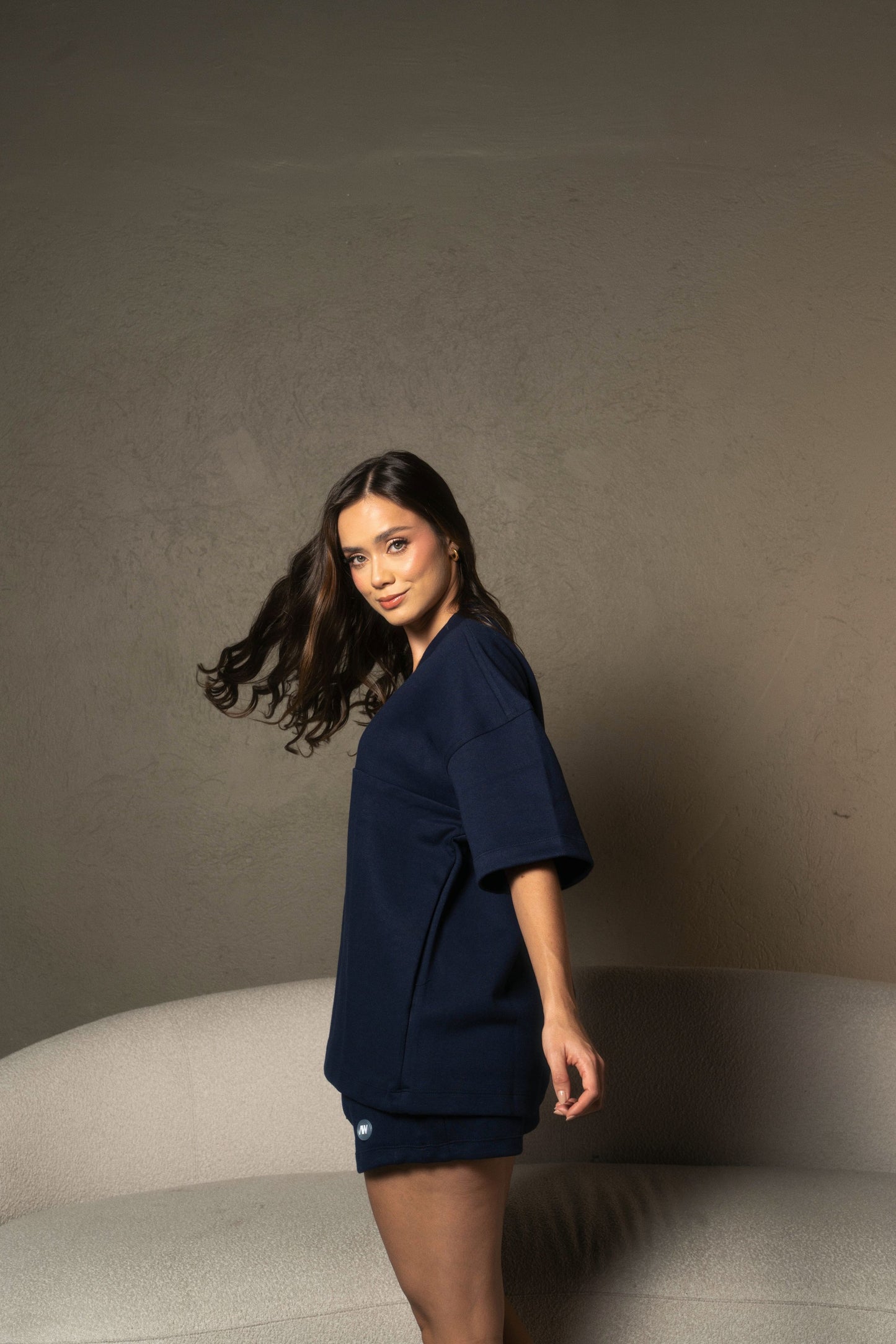 T-shirt overzised Women Navy