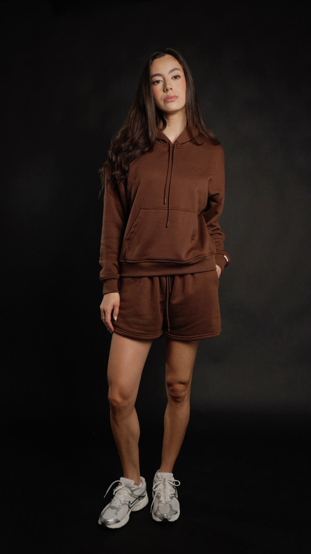 Hoodie Classic Women Chocolate