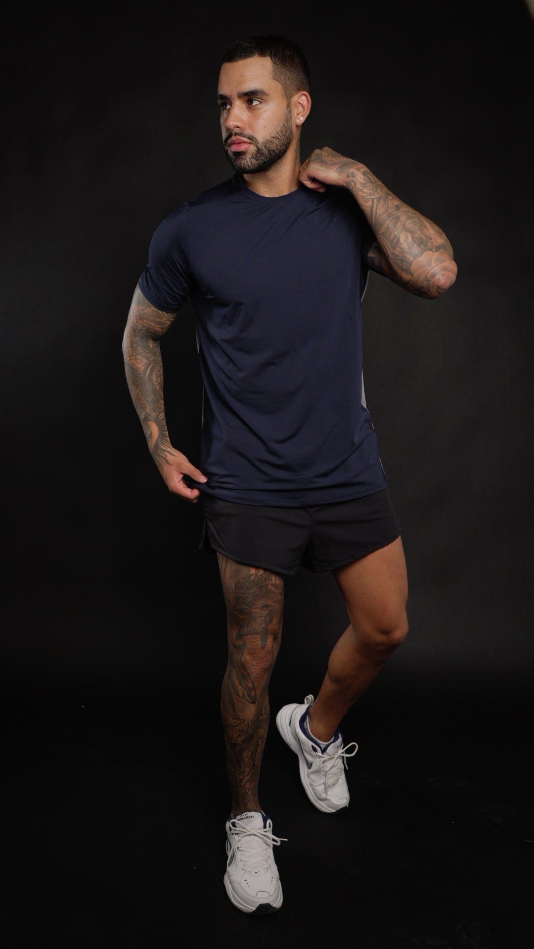 Crimson men short sleeve t shirt Navy