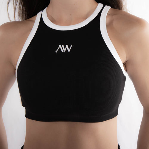 Rib Tank Top Negro Soho Mix