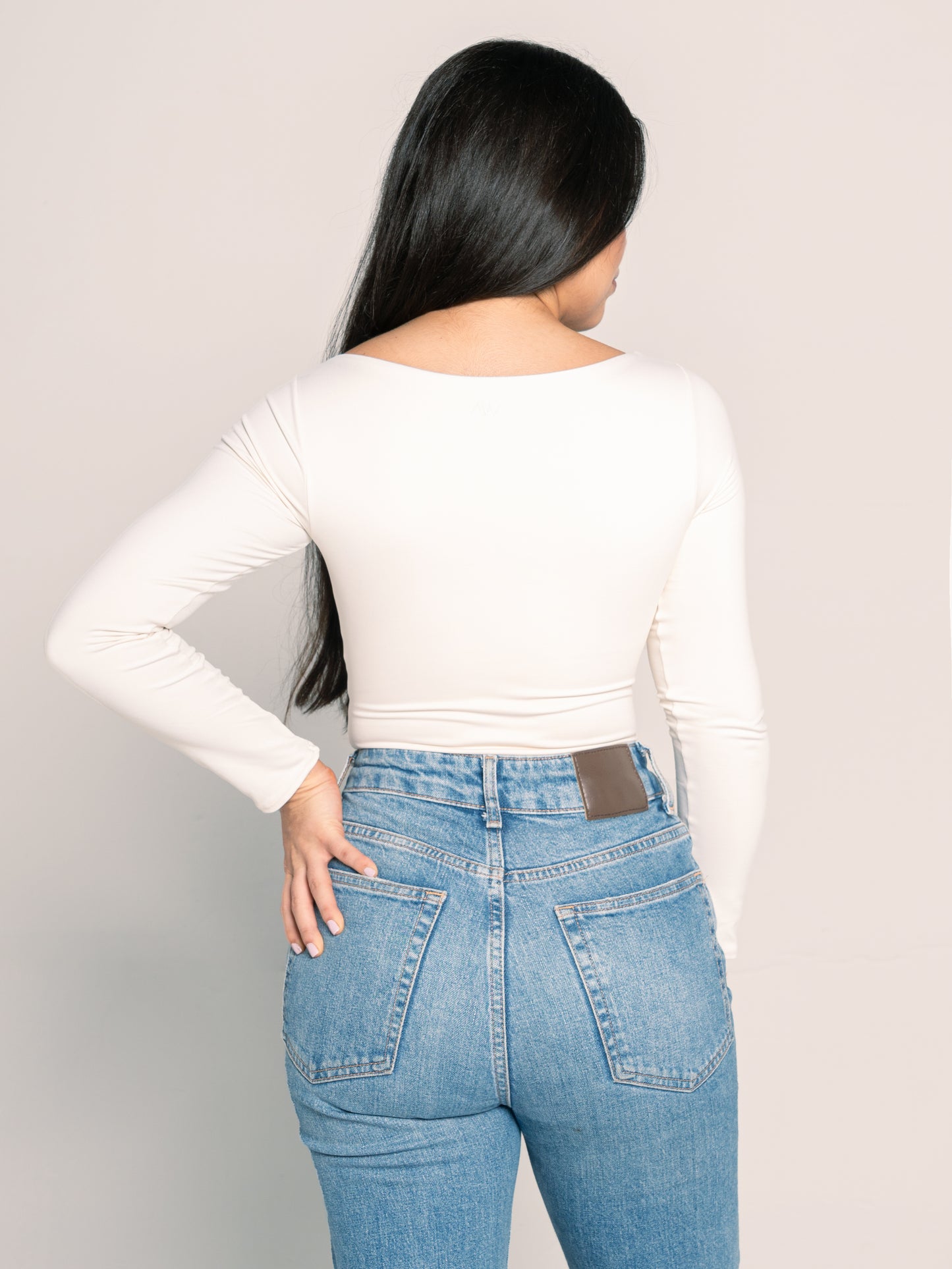 BodySuit Long Sleeve Crema