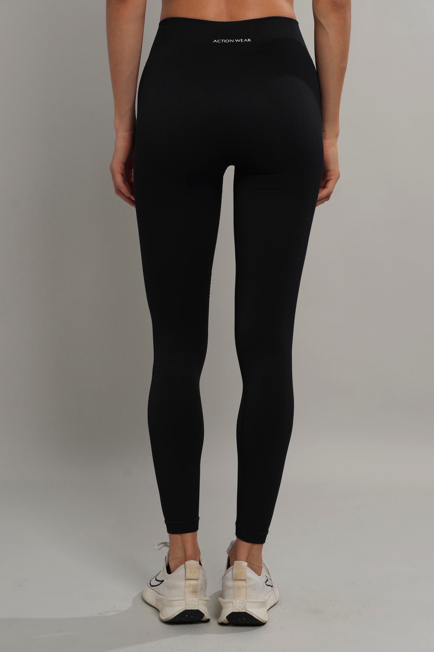 High waist leggings seamless Negro