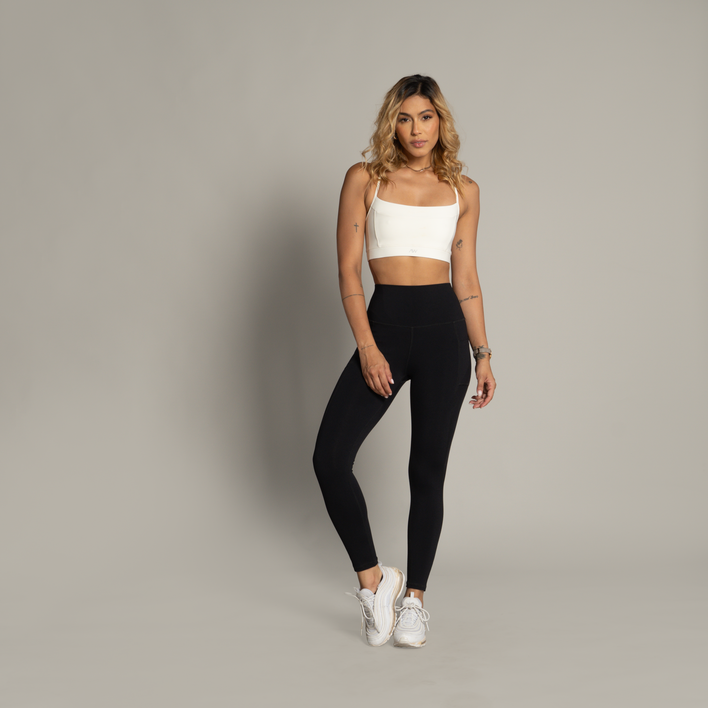 Leggings Pocket Suplex / Bonding Negro