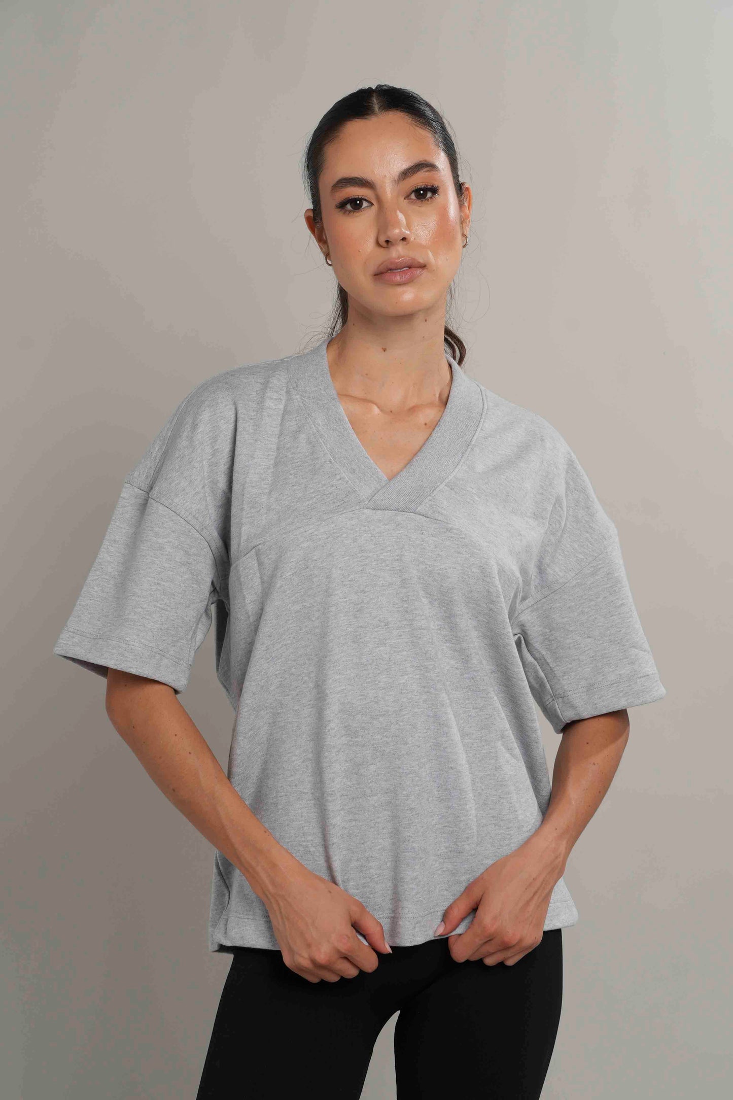 T-shirt overzised Women Gris