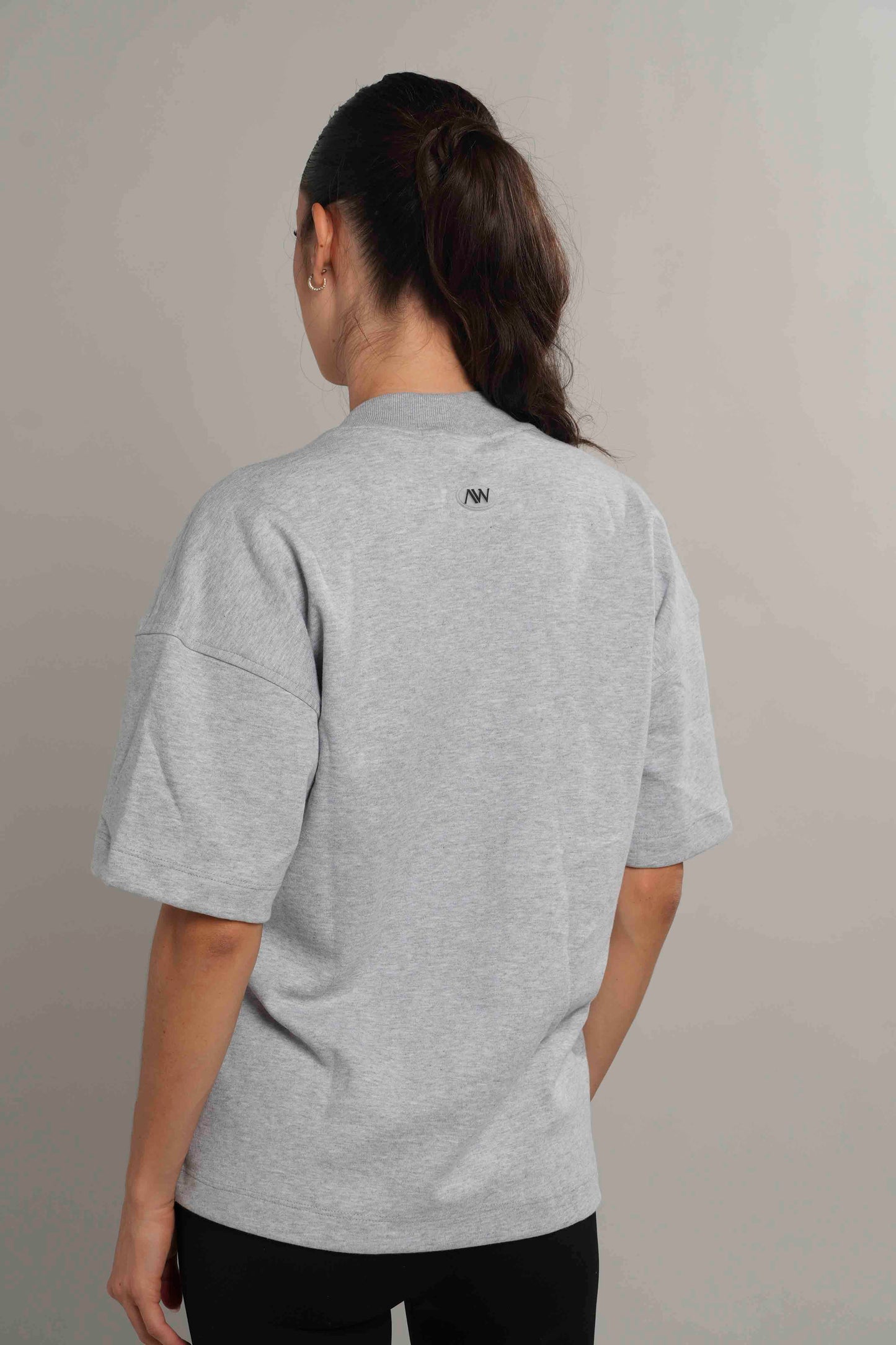 T-shirt overzised Women Gris