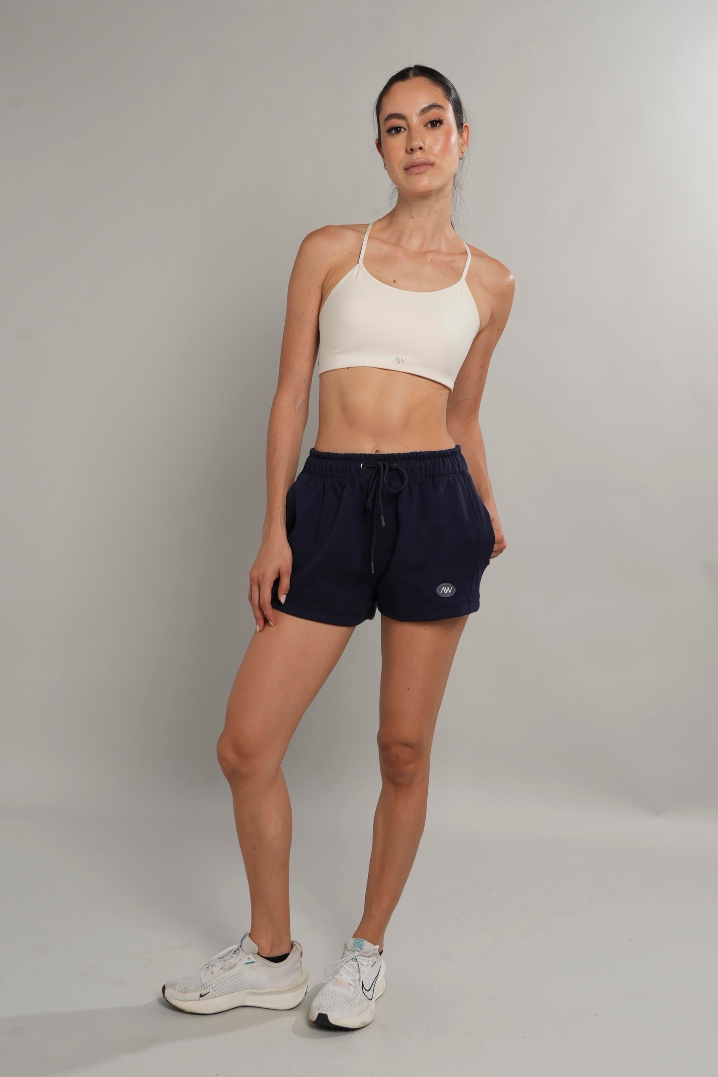 Basic short Women Navy