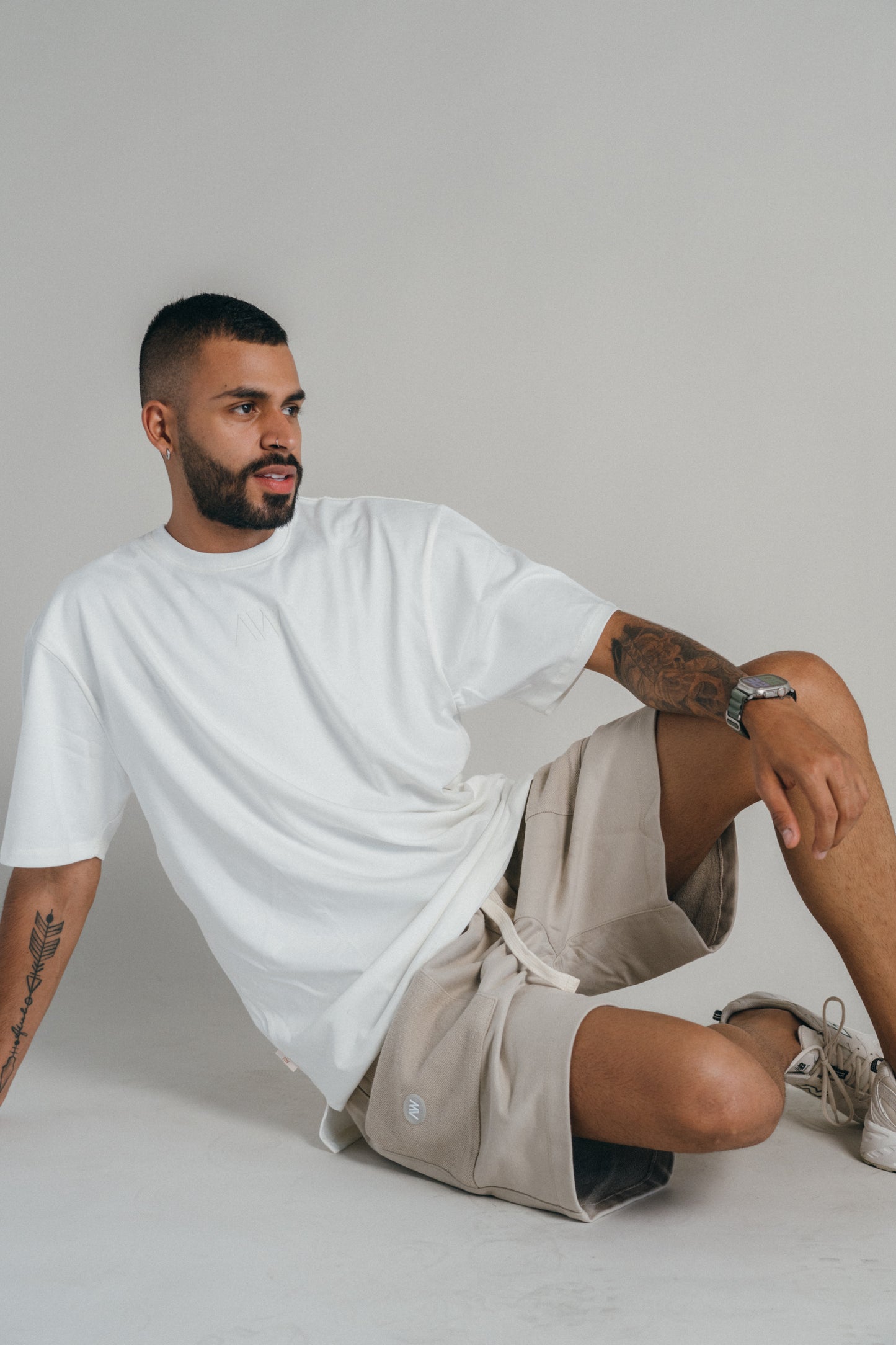 Pantaloneta Texturizada Crudo