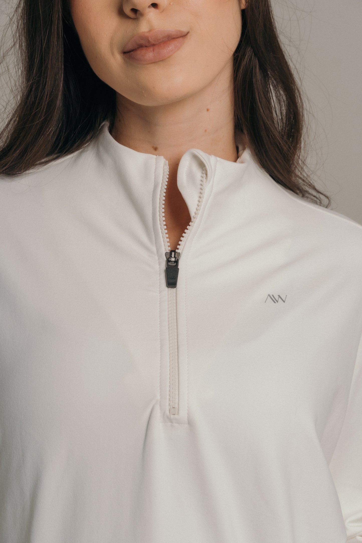 Overzised zip neck Crudo