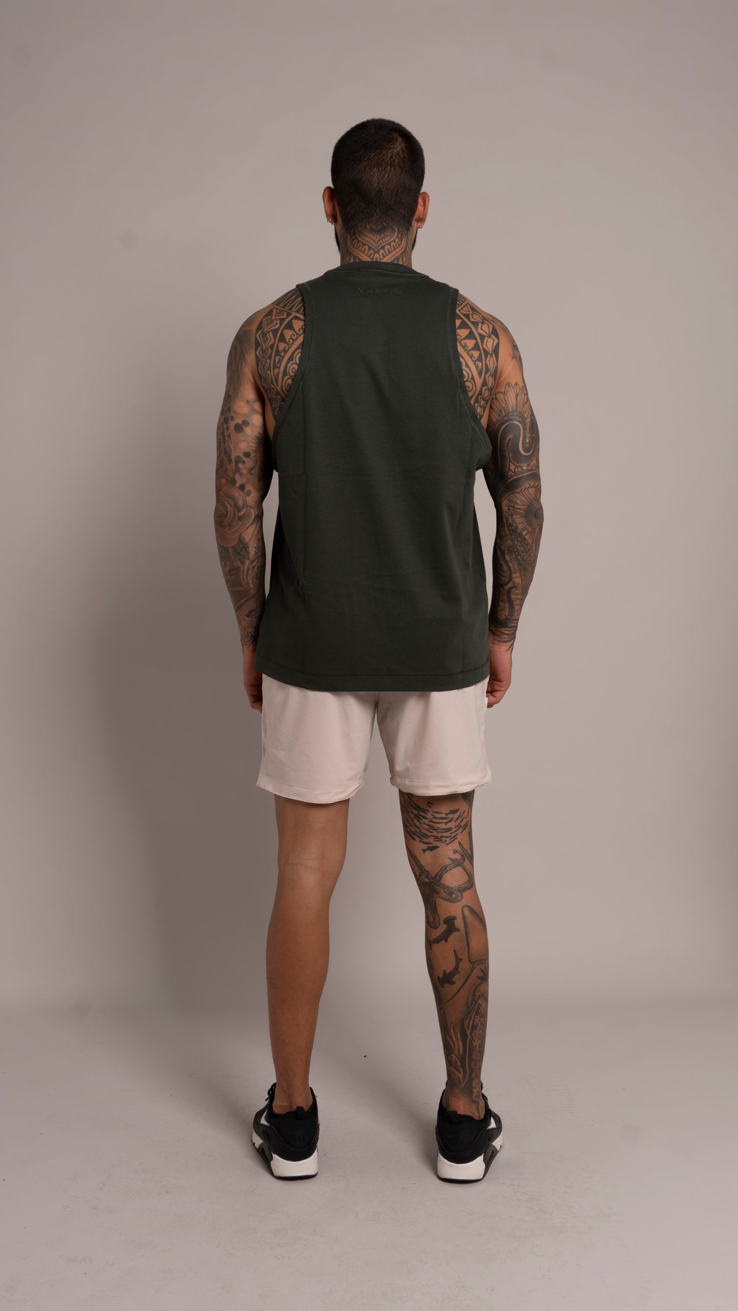 Classic Tank Men Verde militar