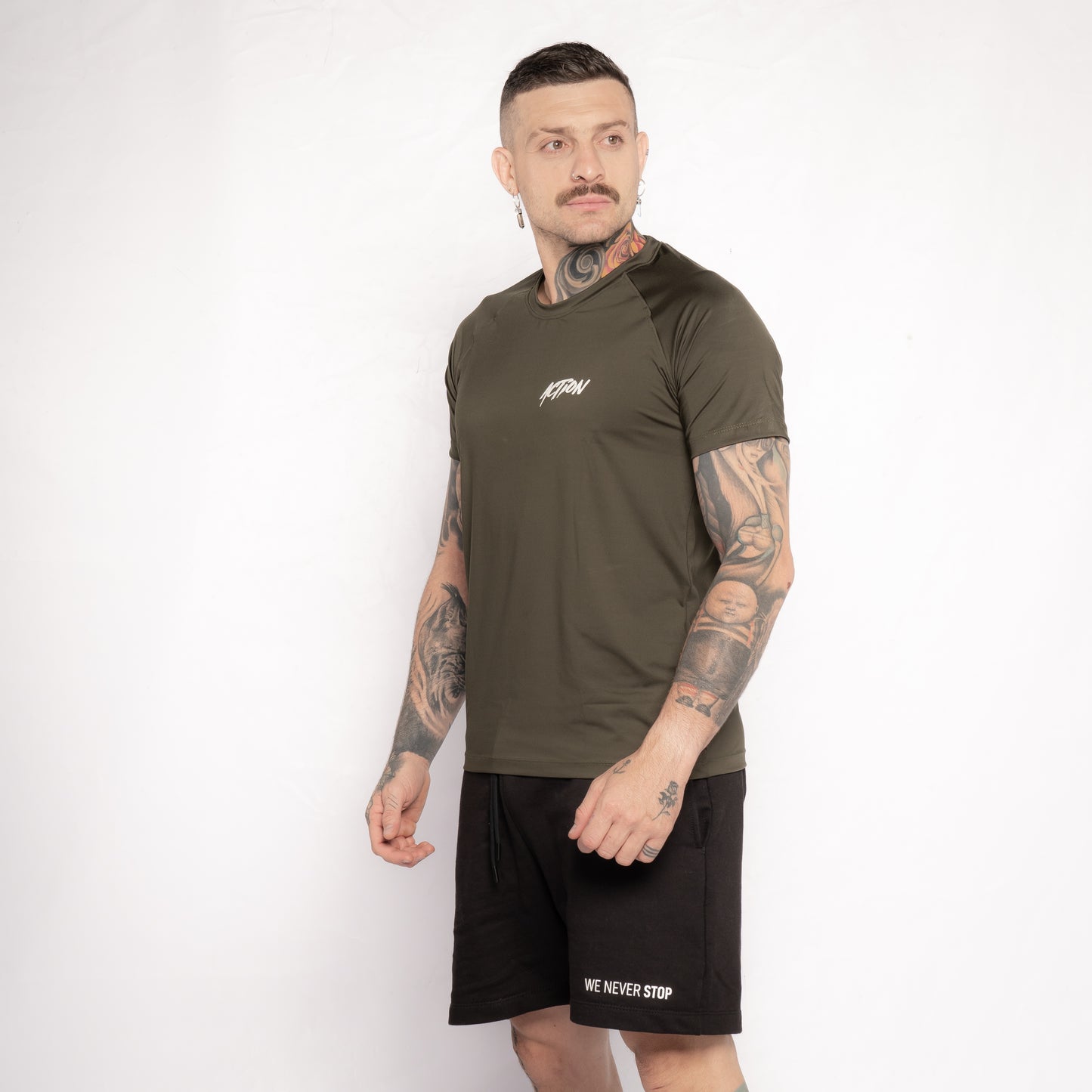 Camiseta dri-fit Verde militar