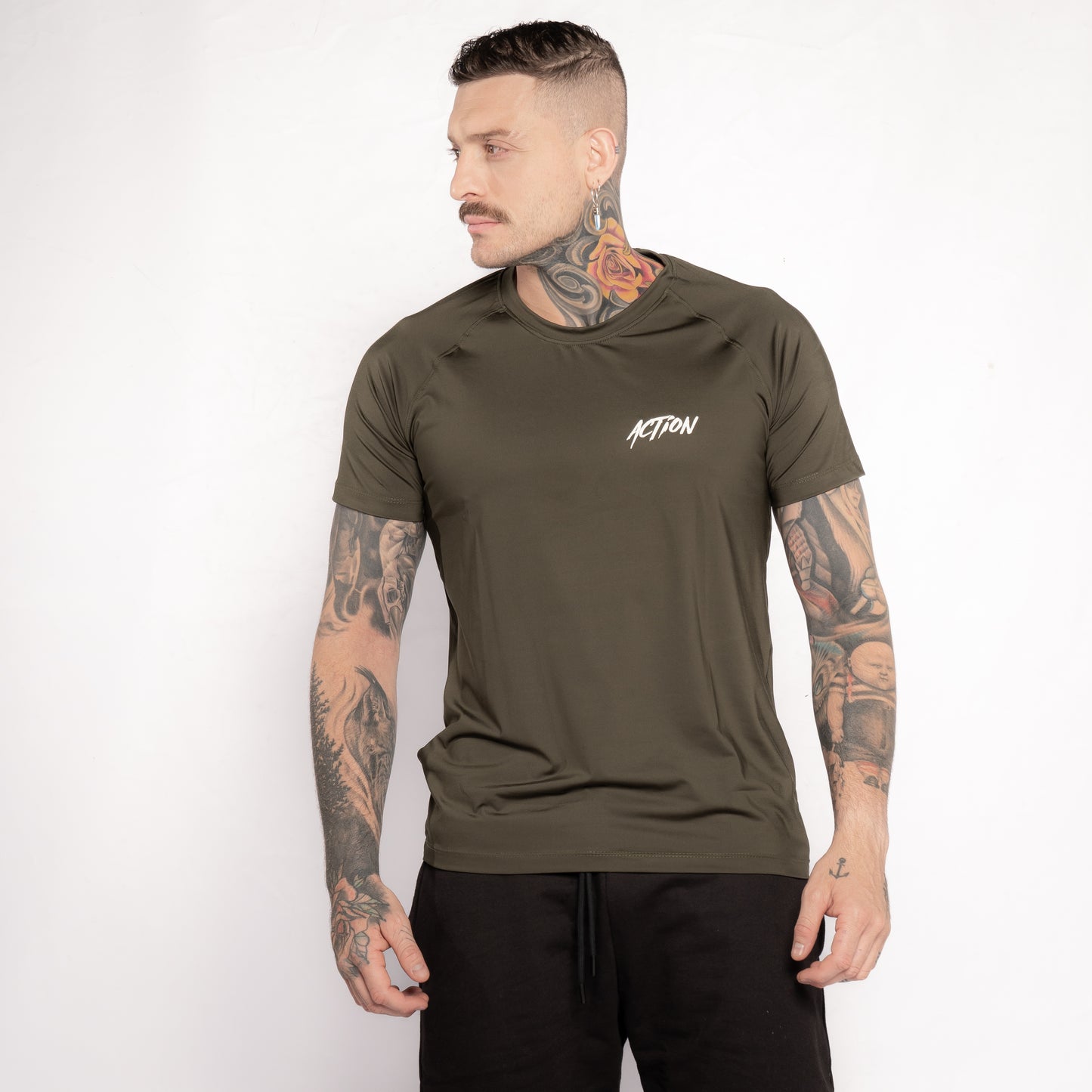 Camiseta dri-fit Verde militar