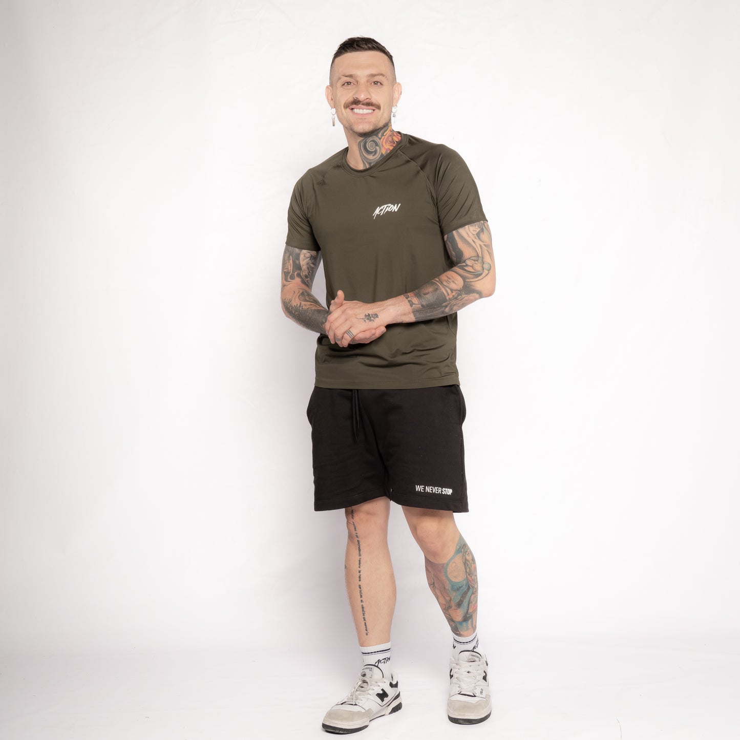 Camiseta dri-fit Verde militar