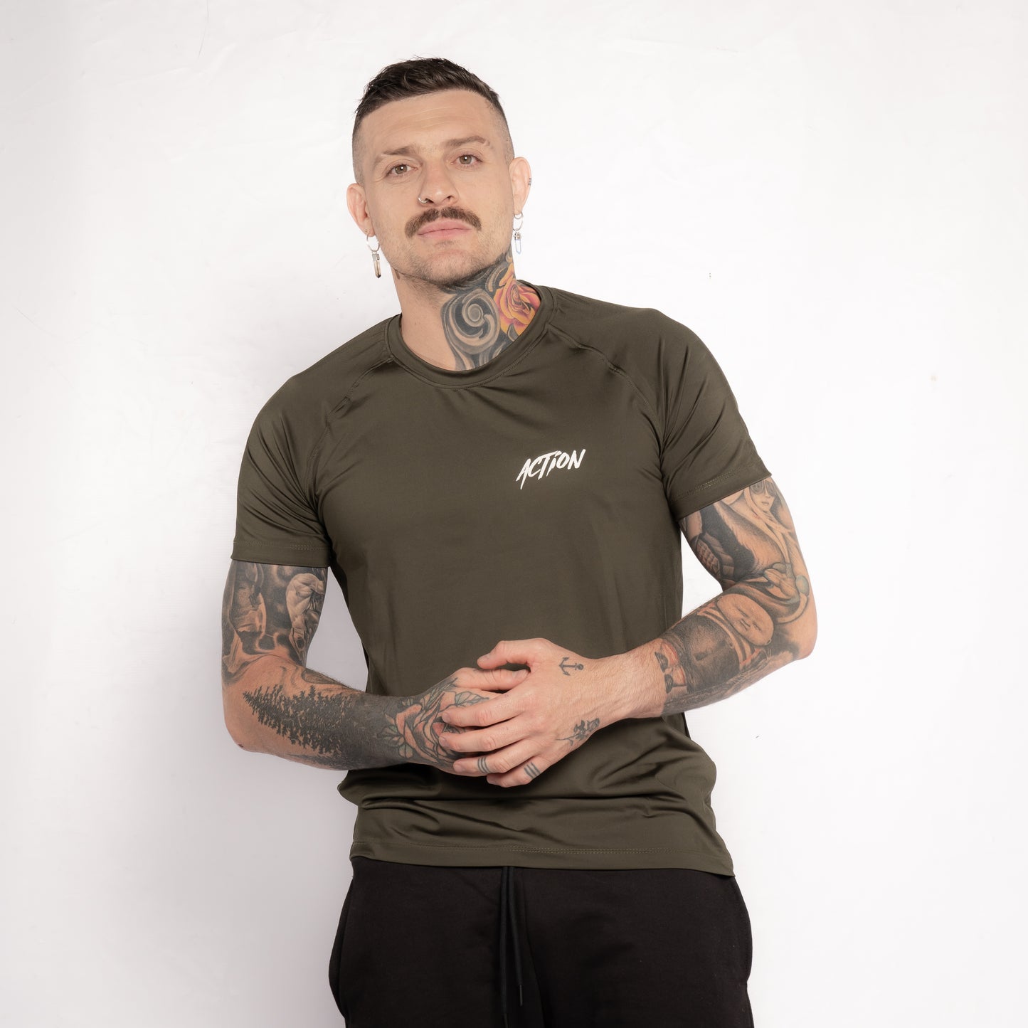Camiseta dri-fit Verde militar