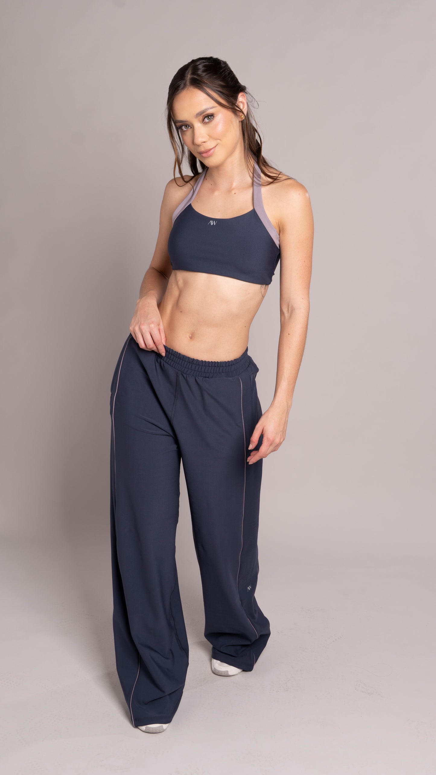 Contrast pant Azul Noche