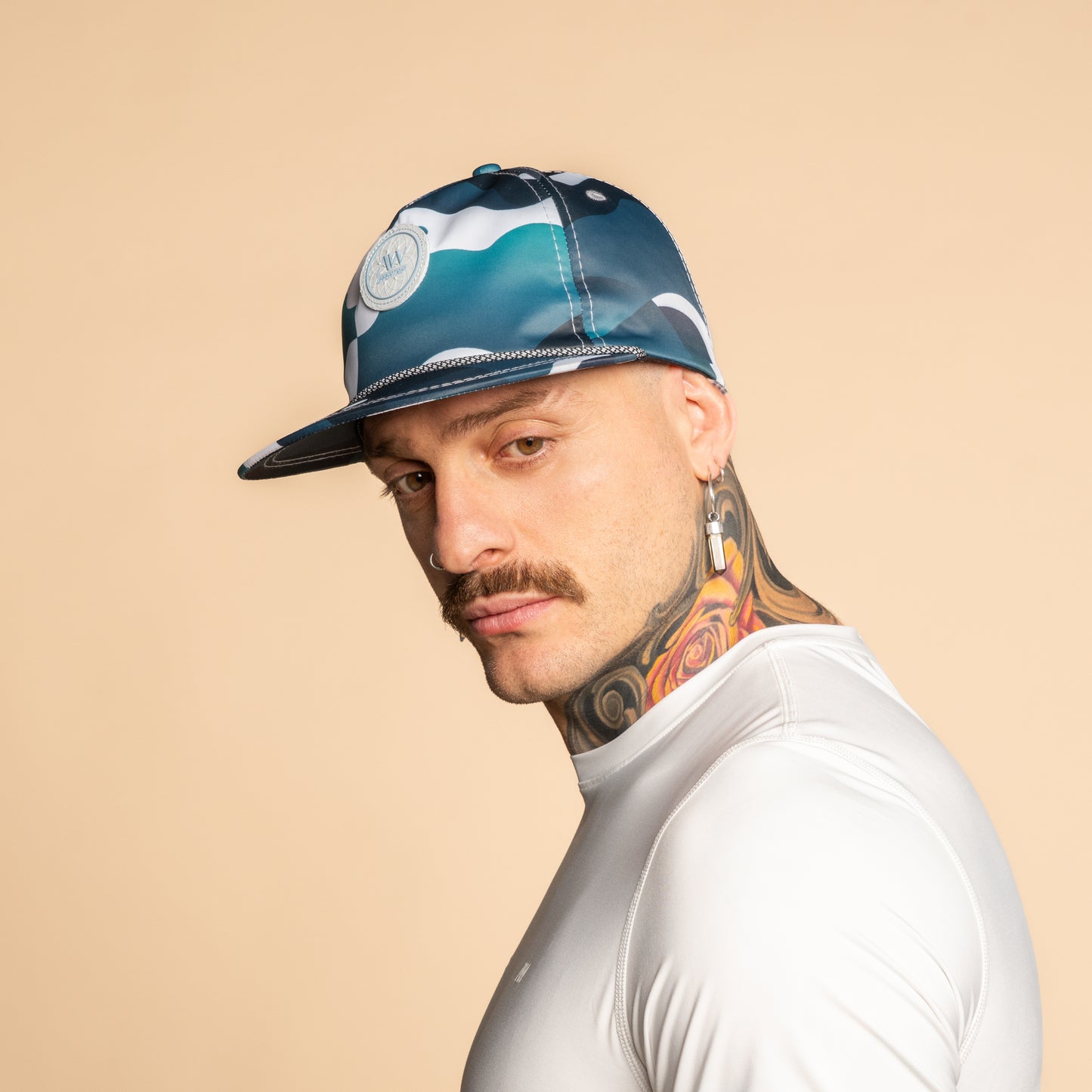 Colab Cap AW/UPPER azul Plana