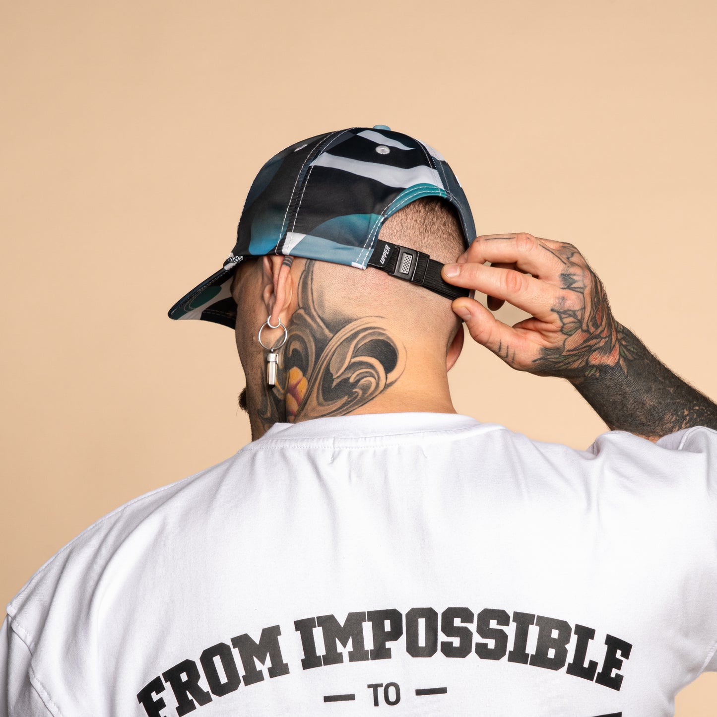 Colab Cap AW/UPPER azul Plana