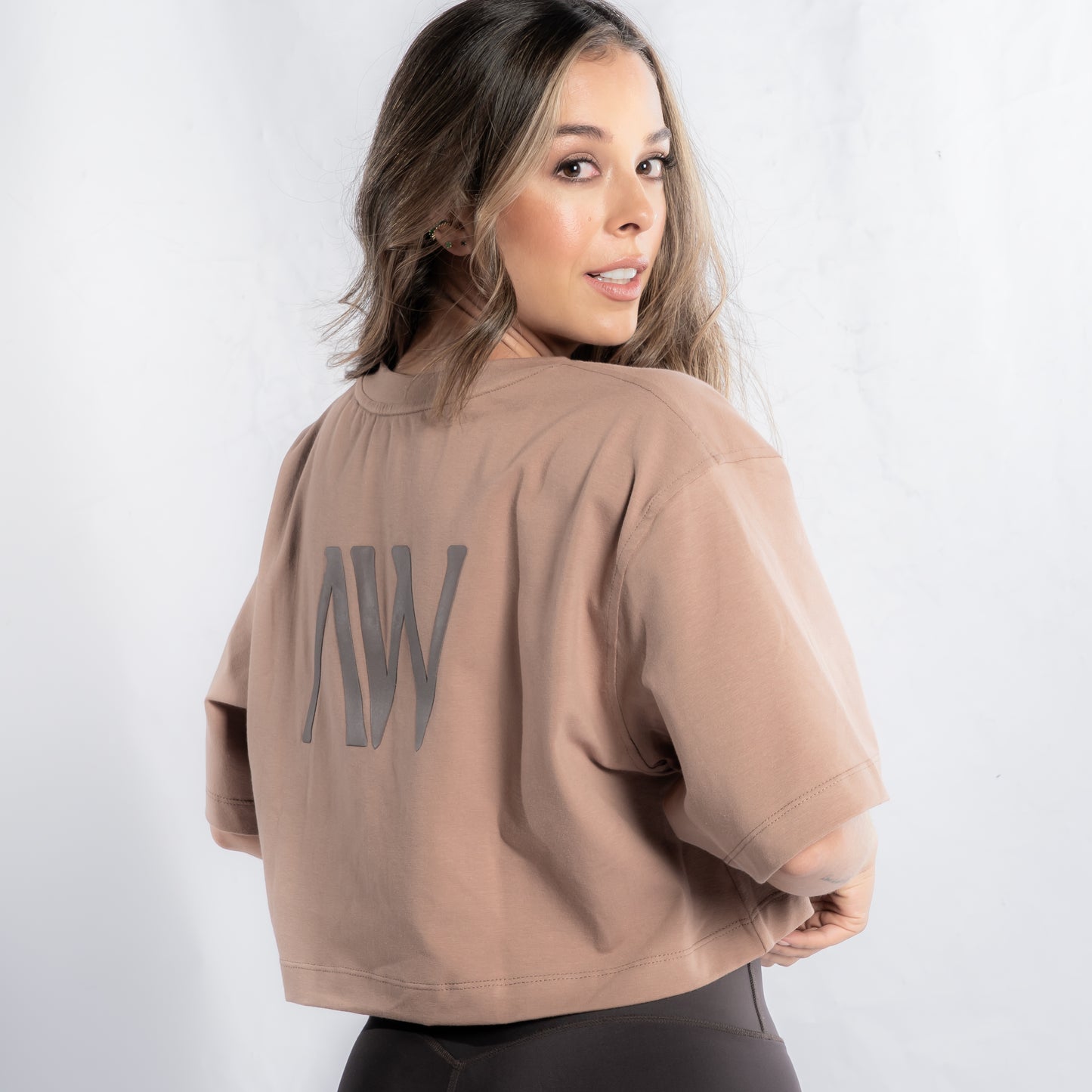Crop Top AW Mocca