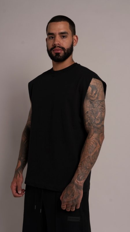Classic Cutoff Negro - AW