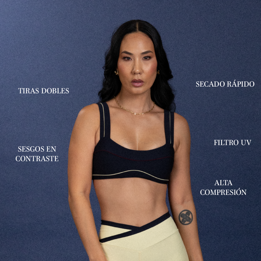 Nova Sport Bra Navy