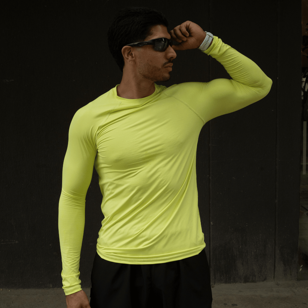 Long Sleeve Men Neon Bloom