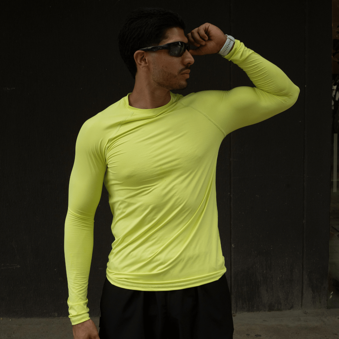 Long Sleeve Men Neon Bloom