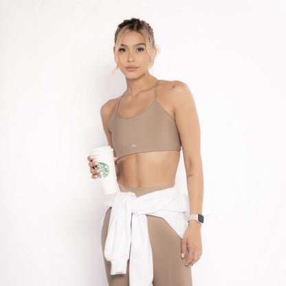 Strappy Bra Latte Brooklyn