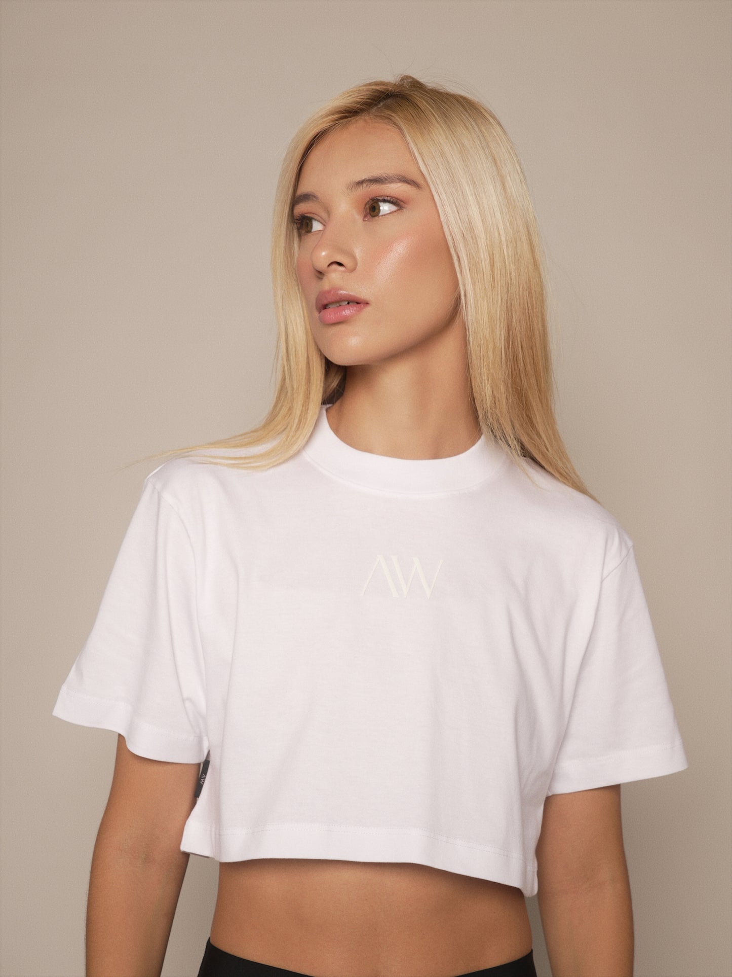 Classic Crop top AW Blanco