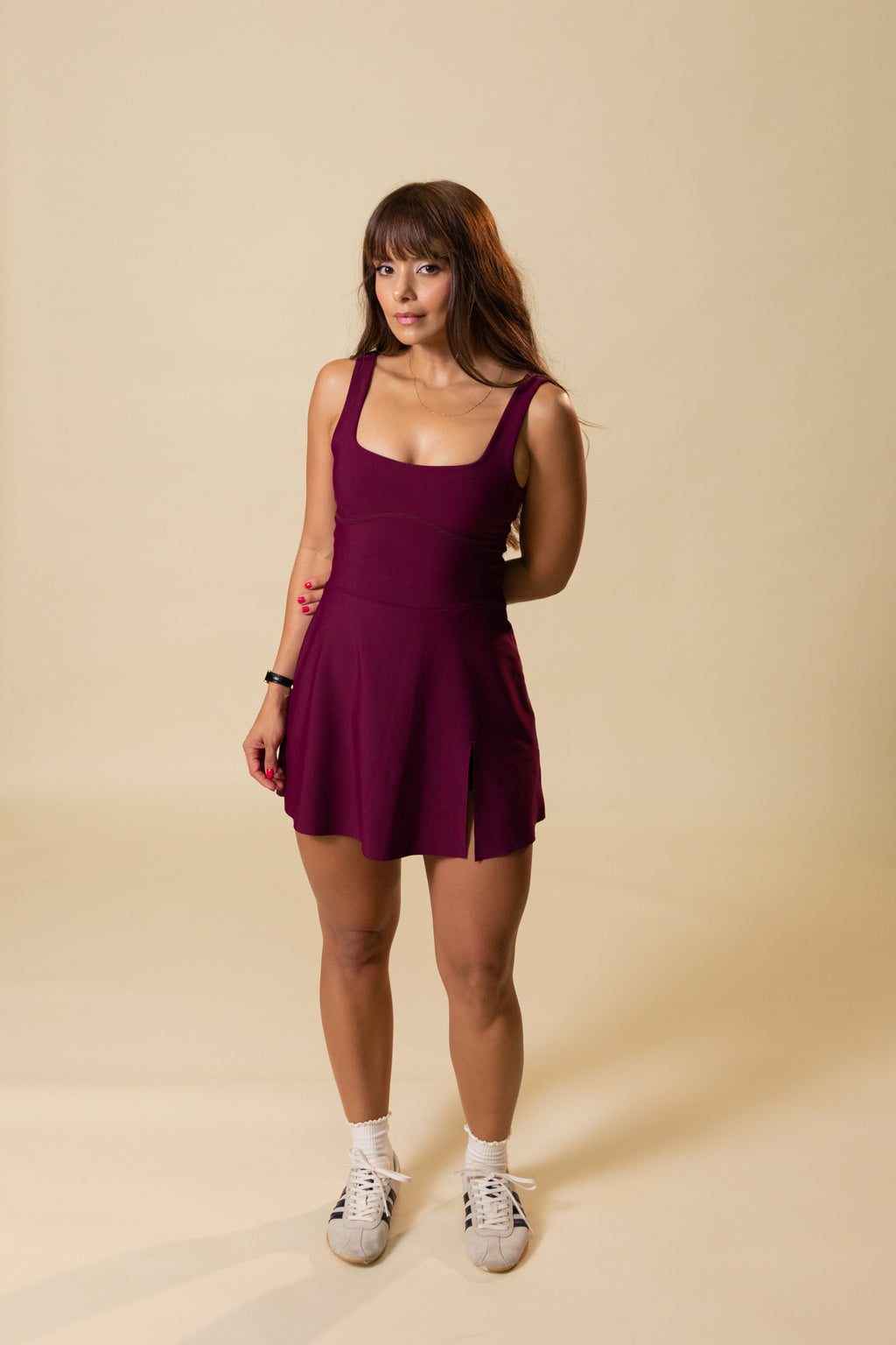 Bliss Dress Burgundy