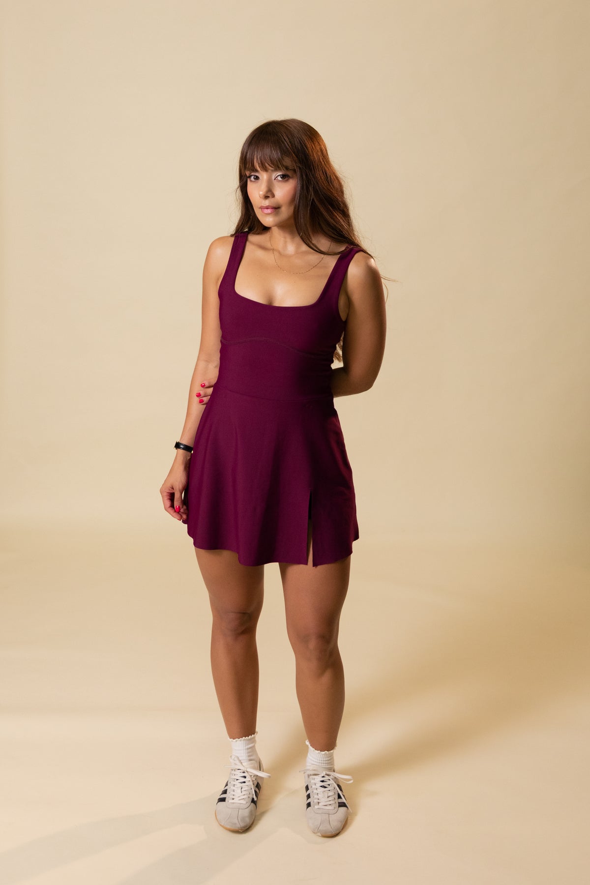 Bliss Dress Burgundy