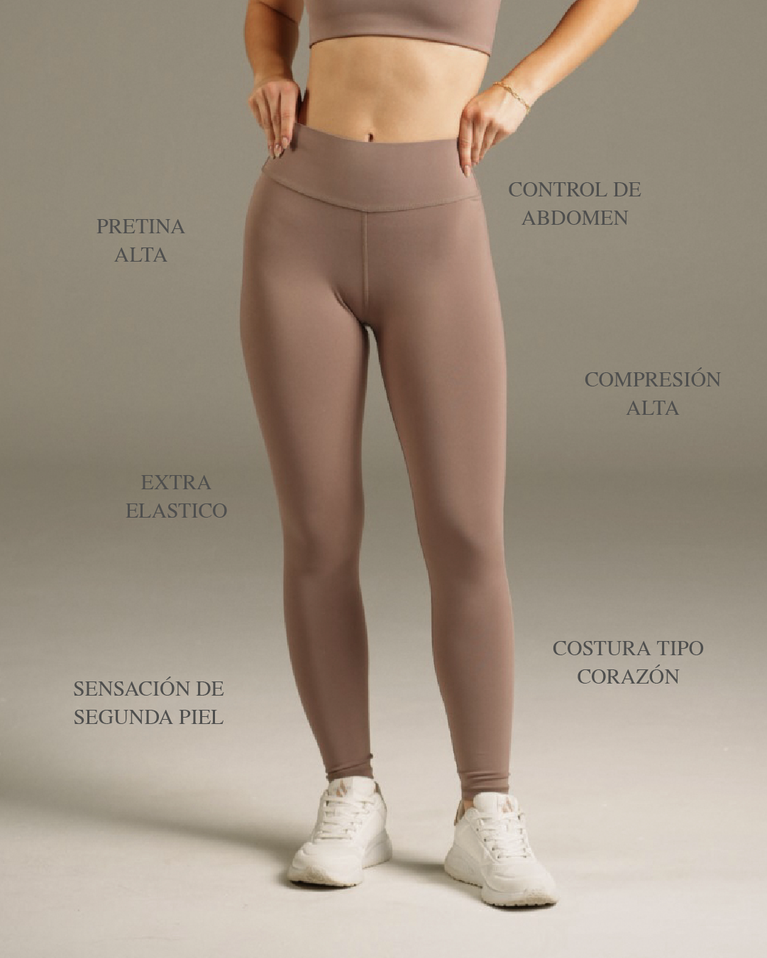 High Waist leggings Sens Cocoa Glow