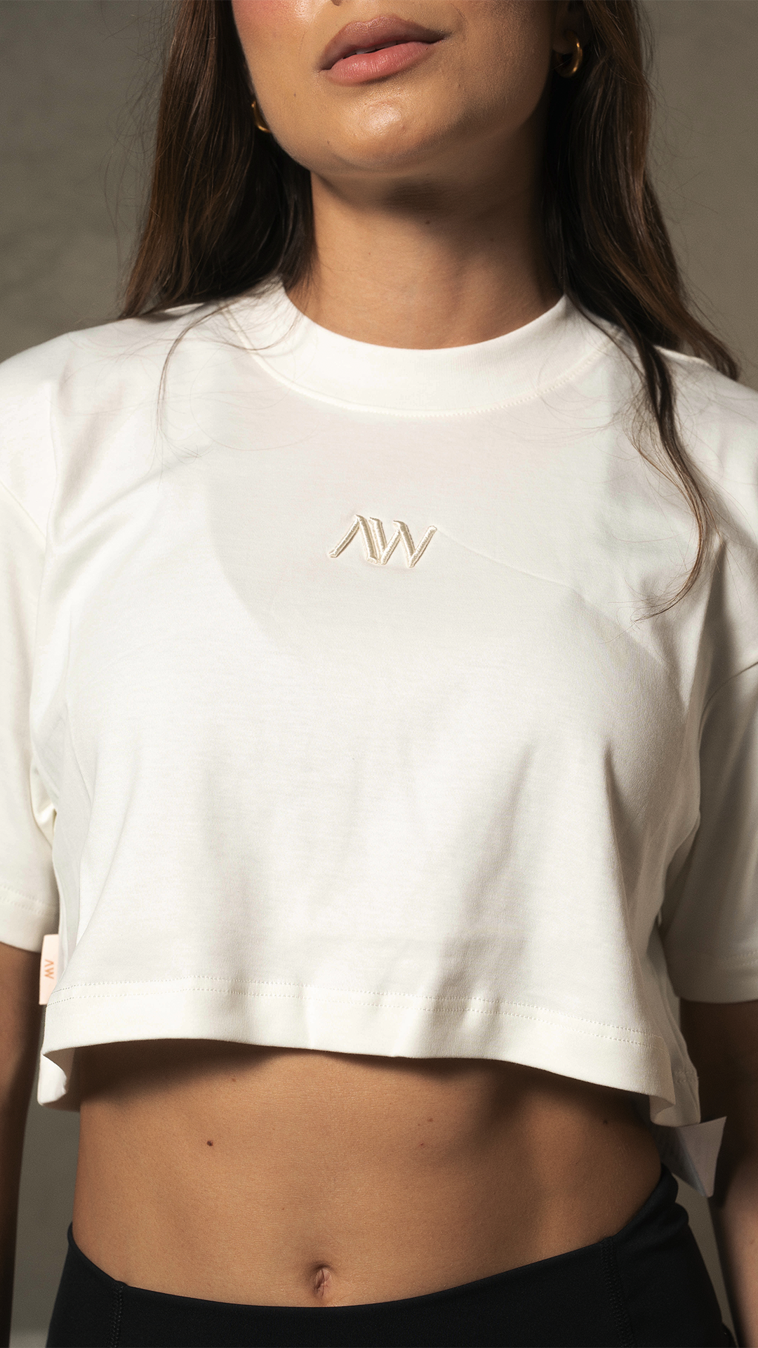 Classic Crop top AW Blanco