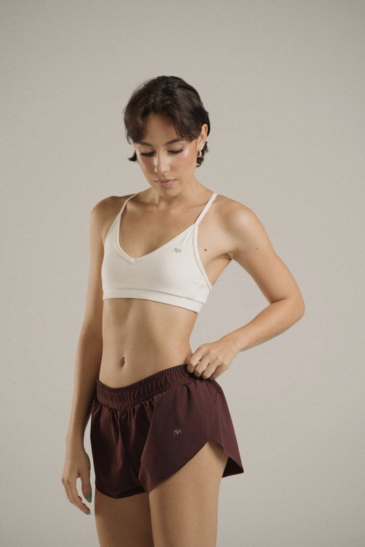 V neck bra sens Crudo