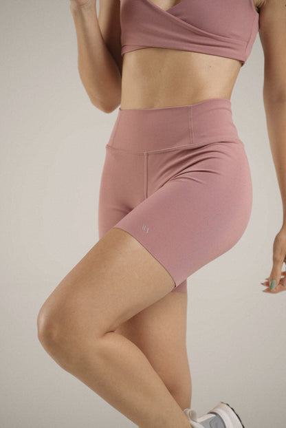 Twist High waist Biker Toulose Rose