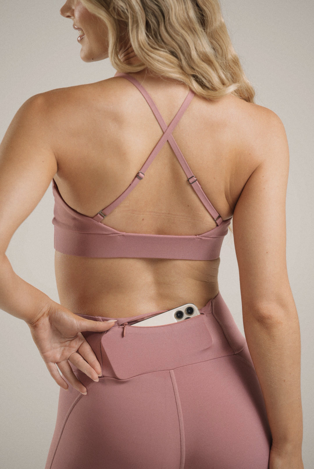 Twist High waist leggings Toulose Rose