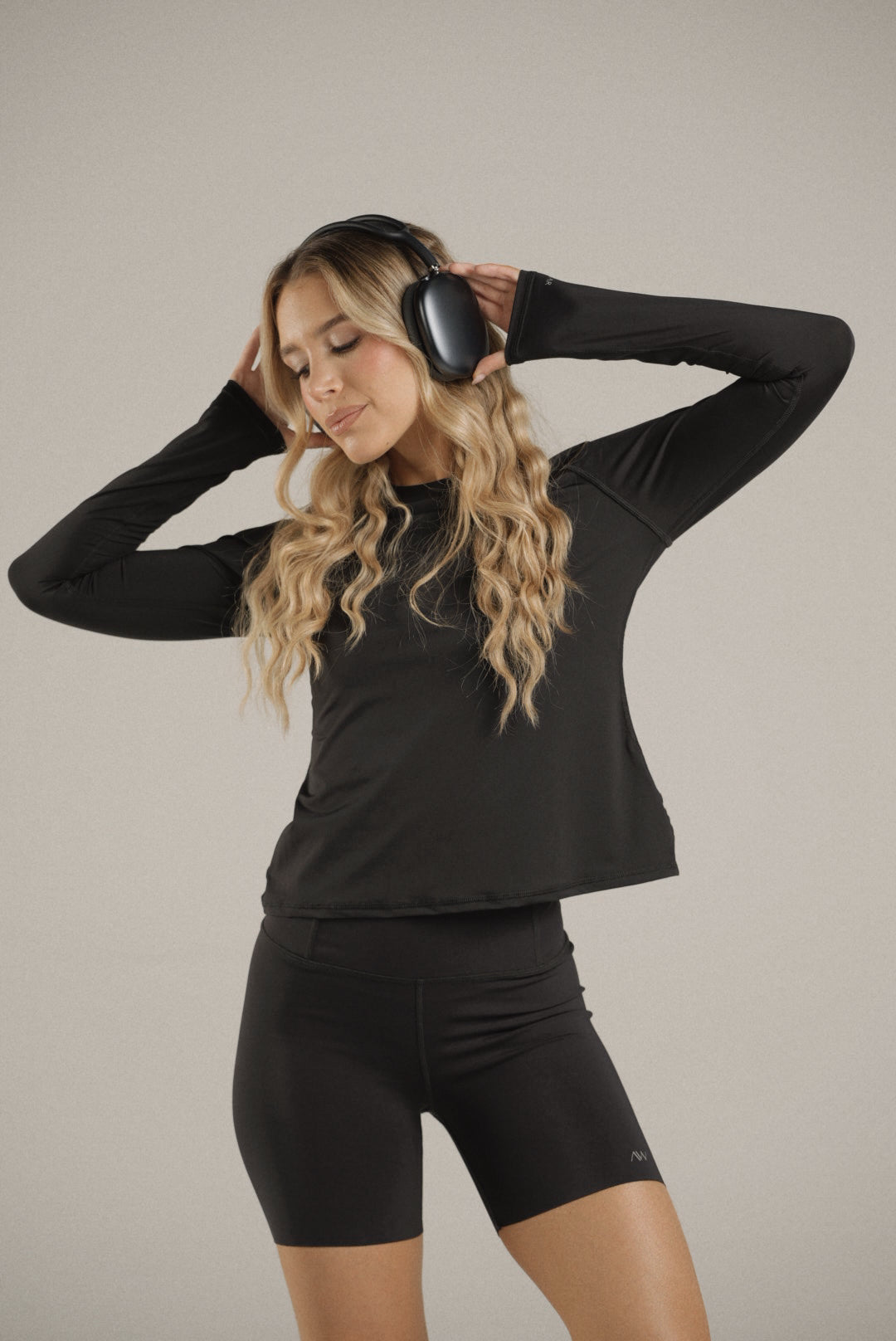 Long sleeve Women Negro