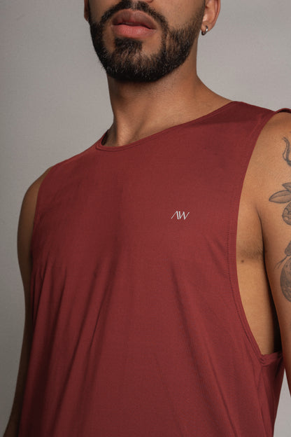 Advance Pro Tank Men Deep Red