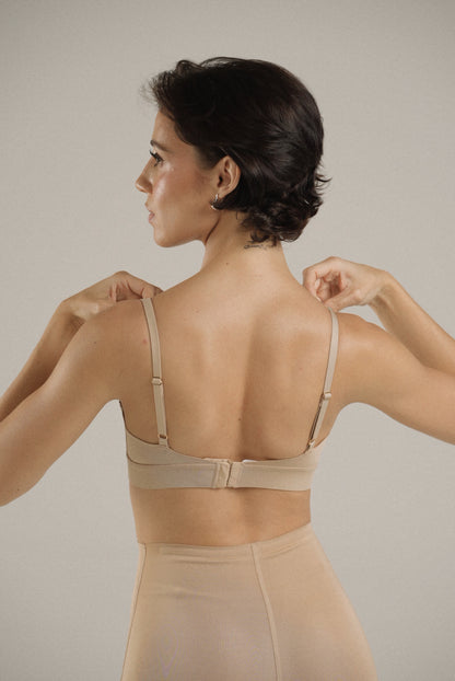 Square Bralette Mocha