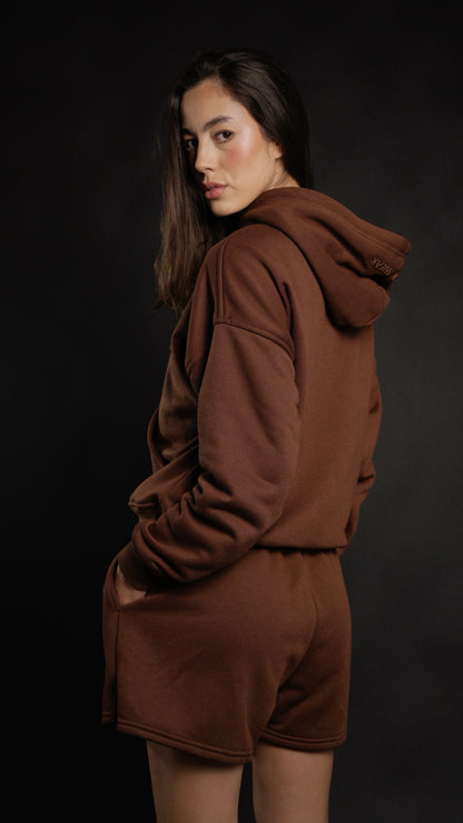 Hoodie Classic Women Chocolate
