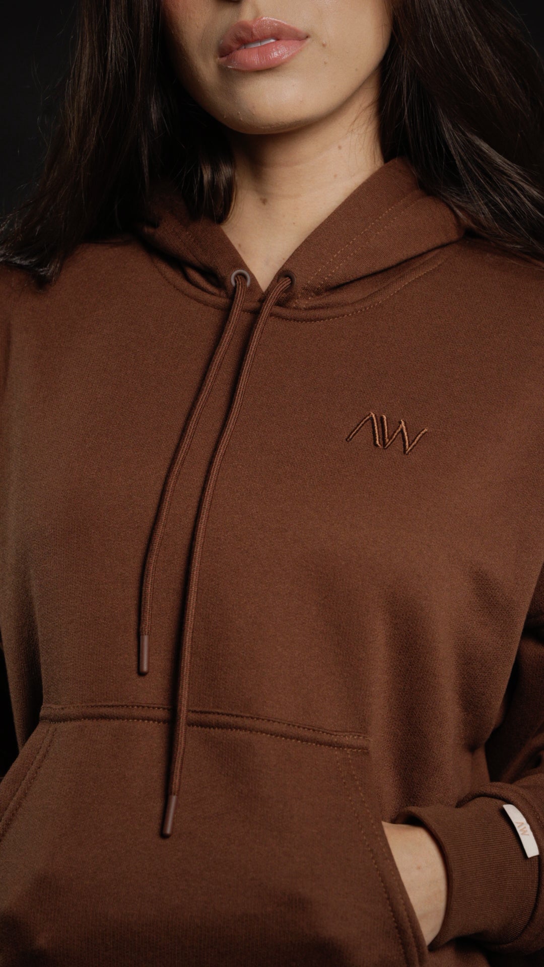 Hoodie Classic Women Chocolate