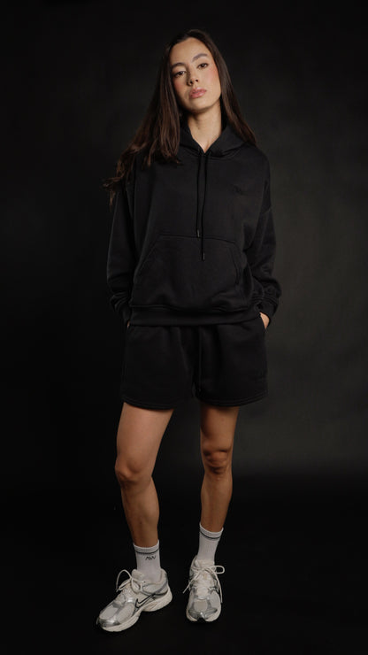 Hoodie Classic Women Negro