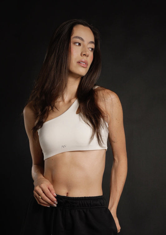 One shoulder sport bra Sens Crudo