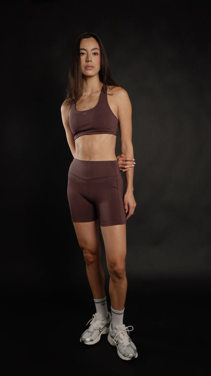 High sport bra Mousse