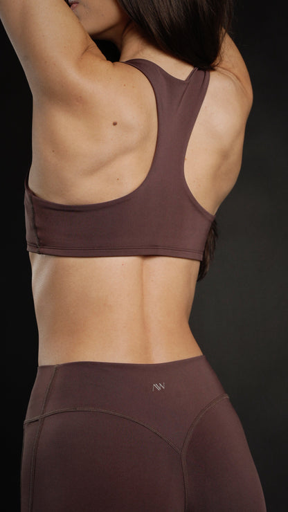 High sport bra Mousse