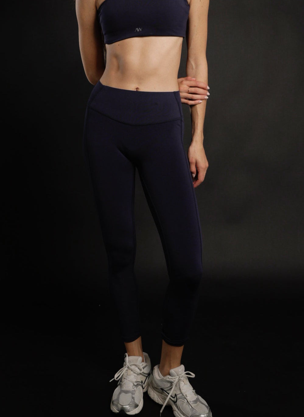 Crimson bite Leggings Navy