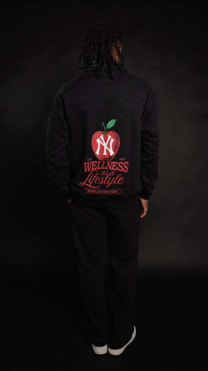 Wellness Pull Over Negro