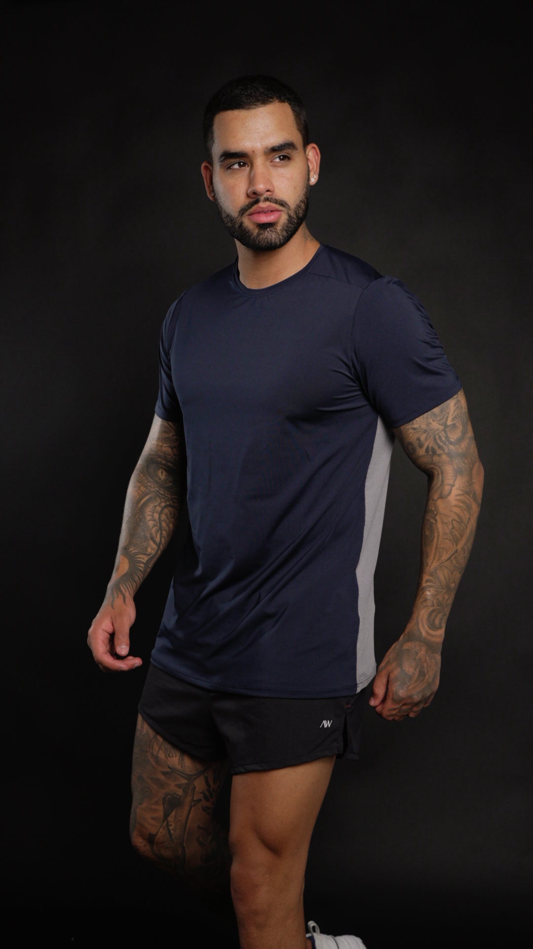 Crimson men short sleeve t shirt Navy