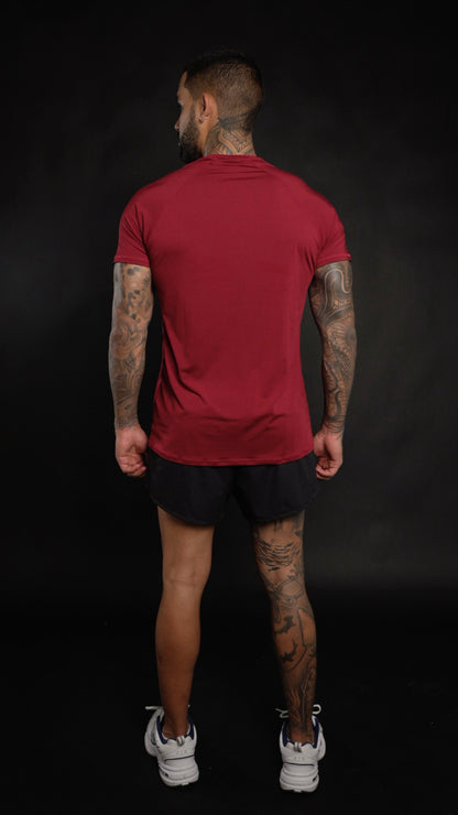 Advance Pro T-Shirt Men Deep Red